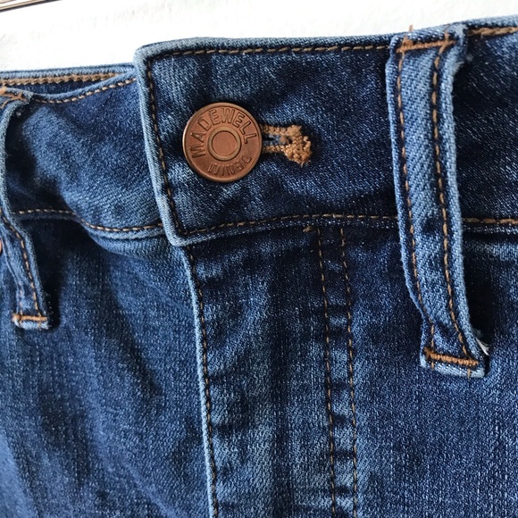 Madewell denim raw hem jean skirt - Picture 5 of 10